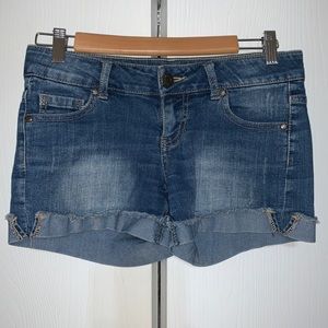 Denim shorts